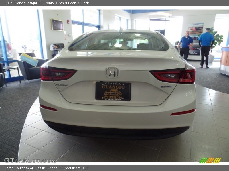 White Orchid Pearl / Black 2019 Honda Insight EX