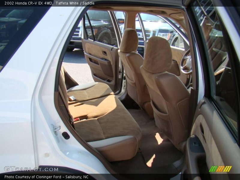 Taffeta White / Saddle 2002 Honda CR-V EX 4WD