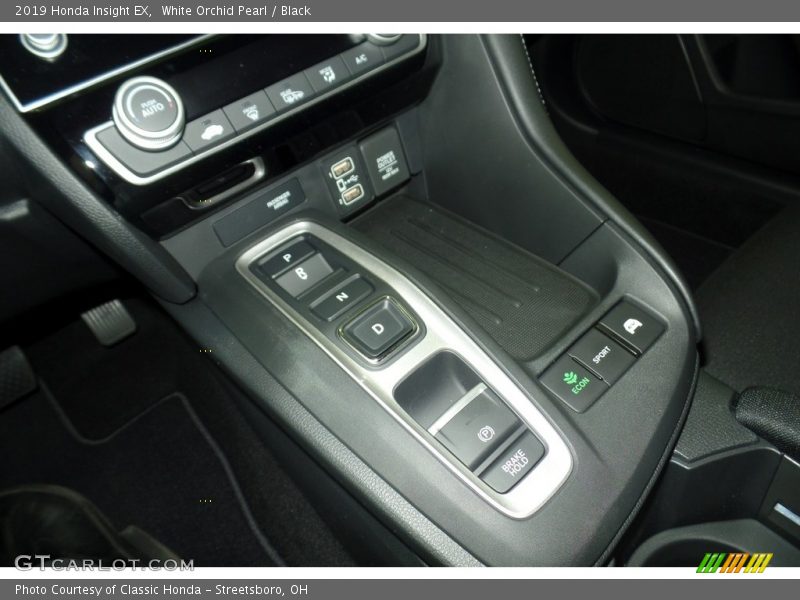 White Orchid Pearl / Black 2019 Honda Insight EX