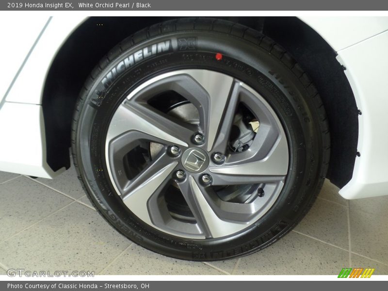 White Orchid Pearl / Black 2019 Honda Insight EX