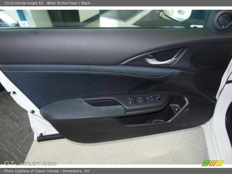 White Orchid Pearl / Black 2019 Honda Insight EX