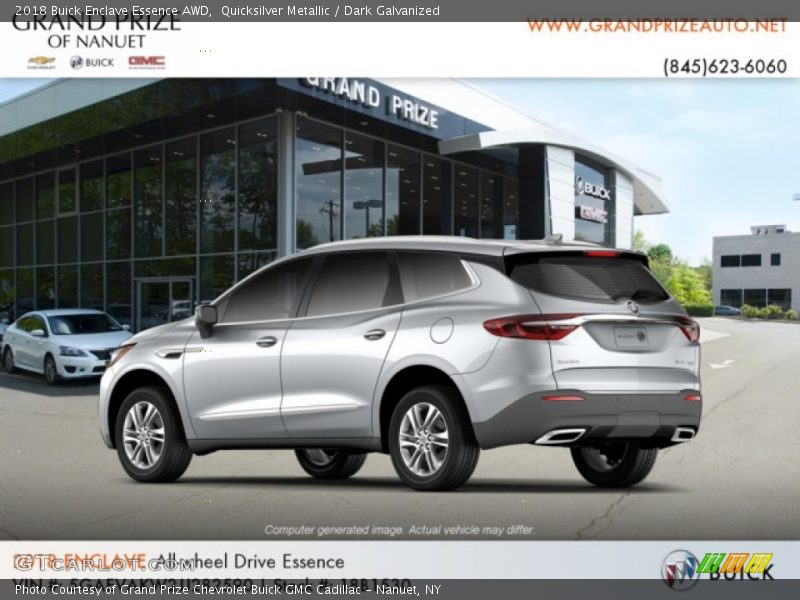 Quicksilver Metallic / Dark Galvanized 2018 Buick Enclave Essence AWD