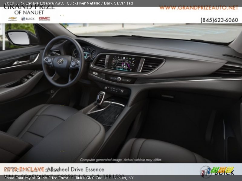 Quicksilver Metallic / Dark Galvanized 2018 Buick Enclave Essence AWD