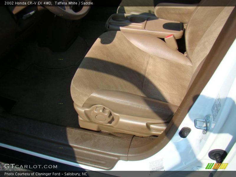 Taffeta White / Saddle 2002 Honda CR-V EX 4WD