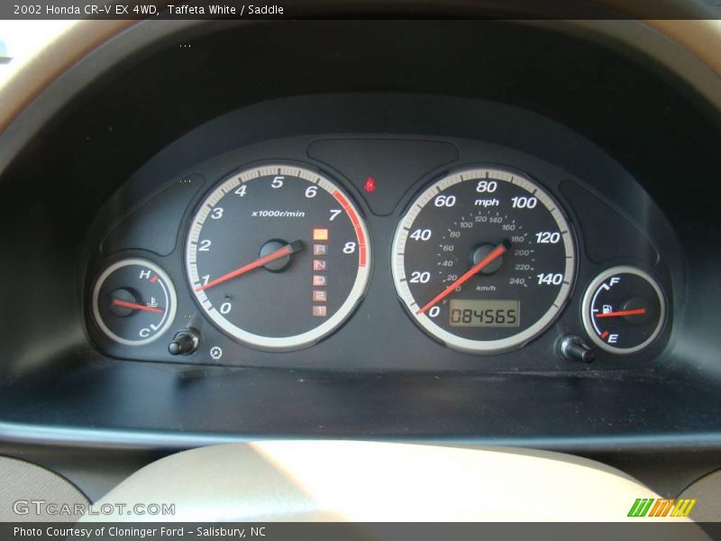 Taffeta White / Saddle 2002 Honda CR-V EX 4WD