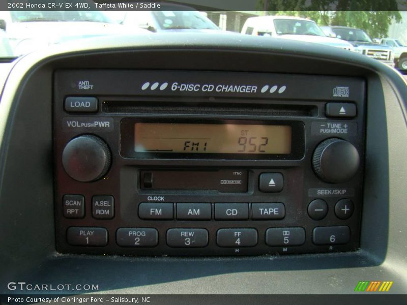 Taffeta White / Saddle 2002 Honda CR-V EX 4WD
