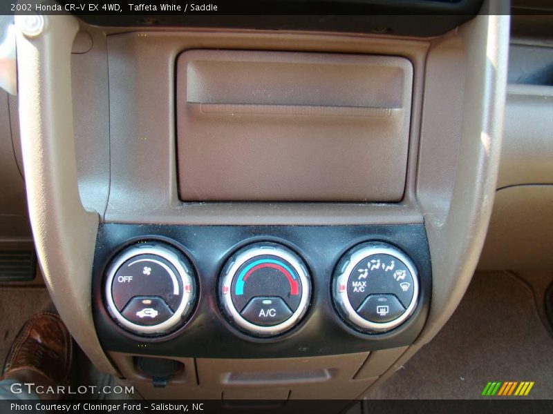 Taffeta White / Saddle 2002 Honda CR-V EX 4WD