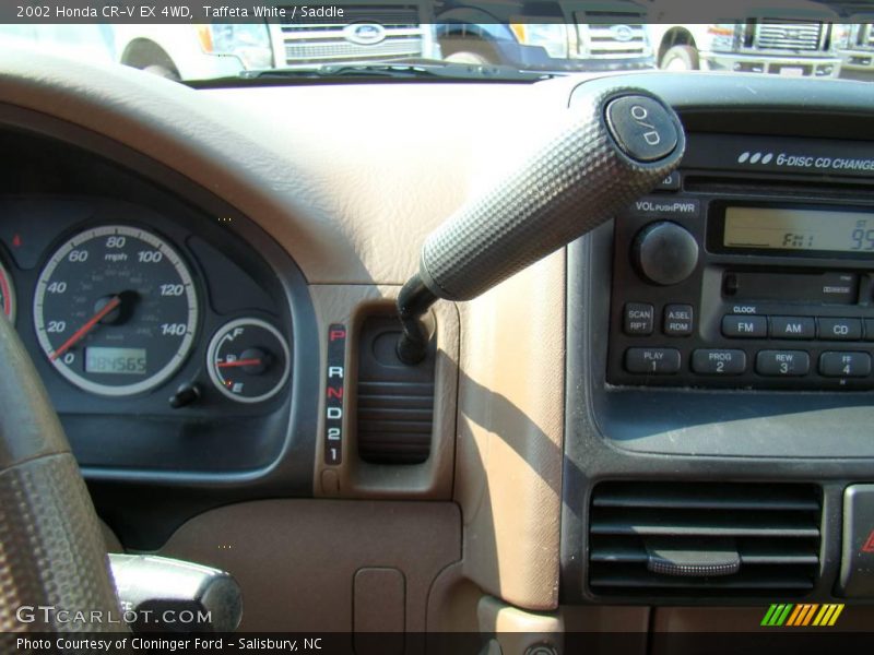 Taffeta White / Saddle 2002 Honda CR-V EX 4WD