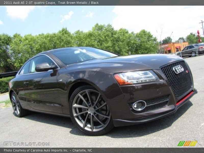 Teak Brown Metallic / Black 2011 Audi A5 2.0T quattro Coupe