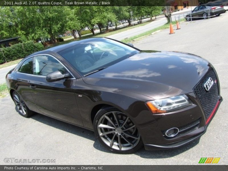 Teak Brown Metallic / Black 2011 Audi A5 2.0T quattro Coupe
