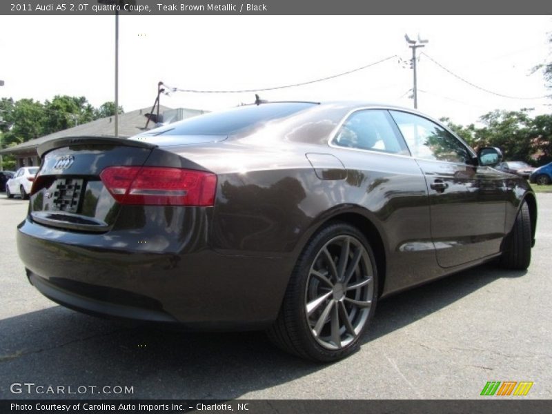 Teak Brown Metallic / Black 2011 Audi A5 2.0T quattro Coupe