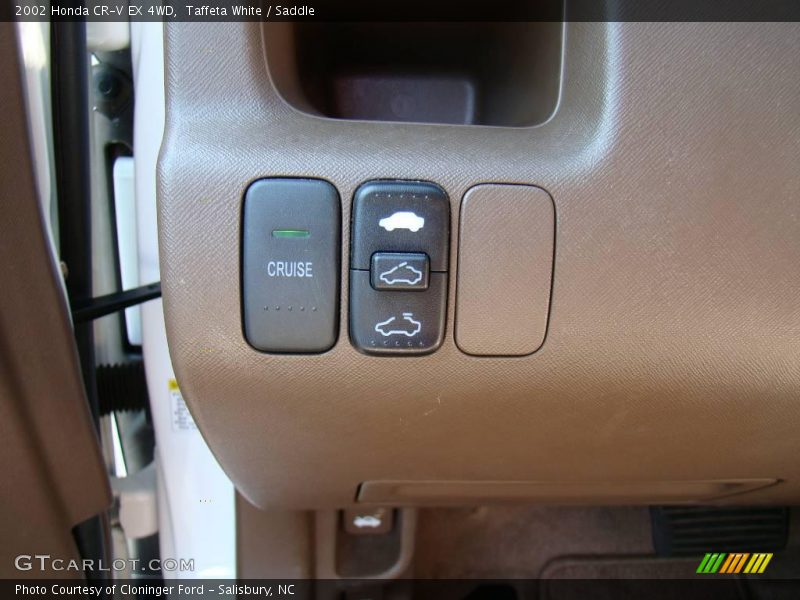 Taffeta White / Saddle 2002 Honda CR-V EX 4WD