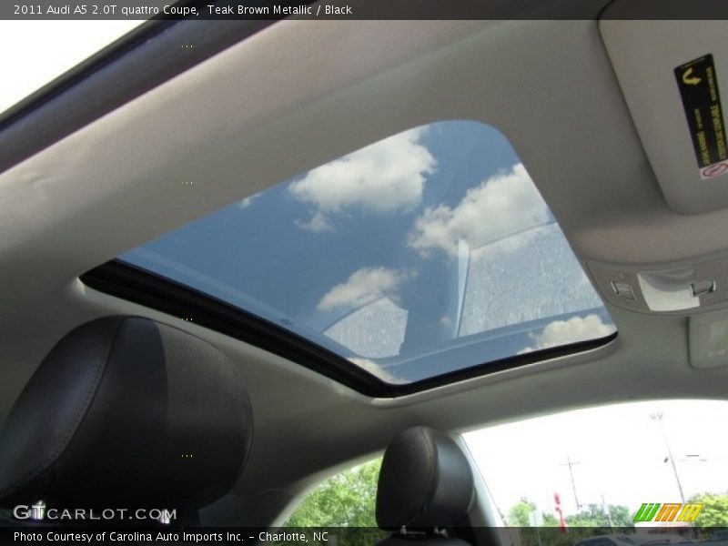 Teak Brown Metallic / Black 2011 Audi A5 2.0T quattro Coupe