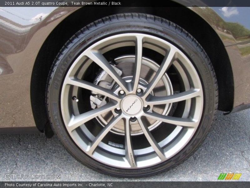 Teak Brown Metallic / Black 2011 Audi A5 2.0T quattro Coupe