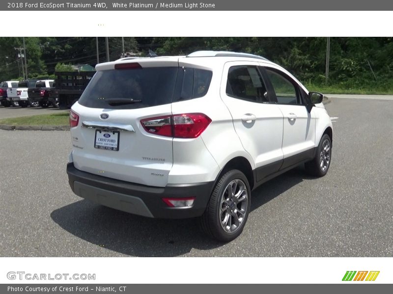 White Platinum / Medium Light Stone 2018 Ford EcoSport Titanium 4WD