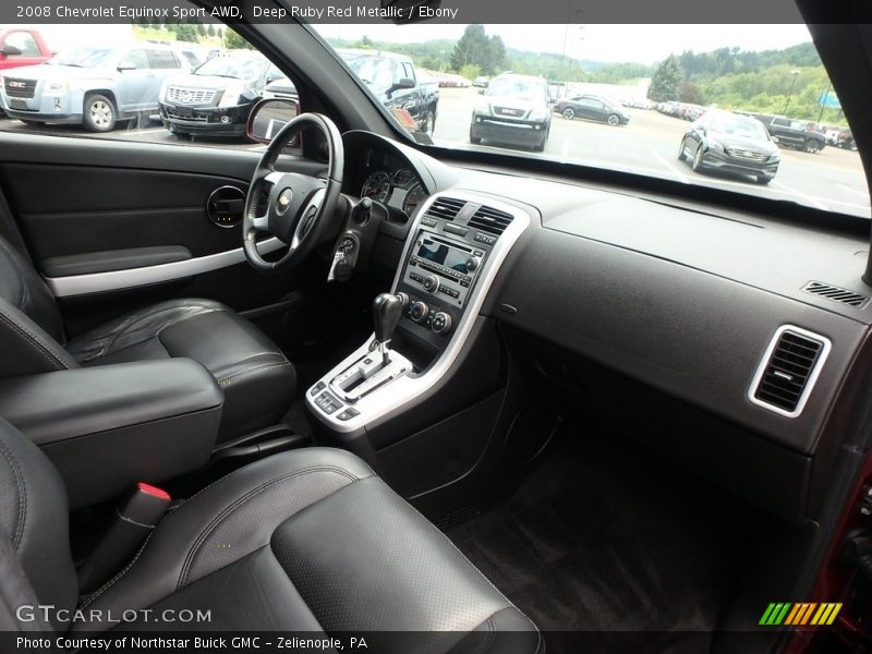Deep Ruby Red Metallic / Ebony 2008 Chevrolet Equinox Sport AWD