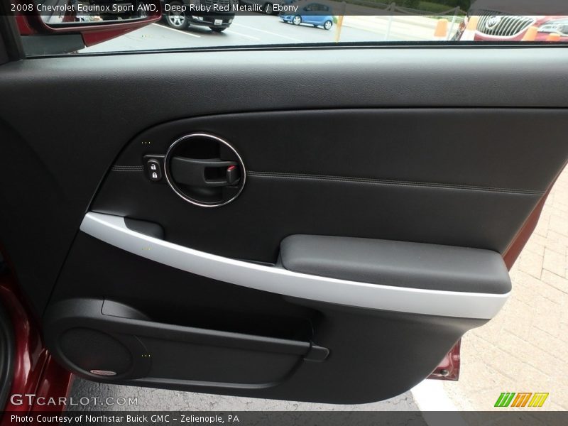 Deep Ruby Red Metallic / Ebony 2008 Chevrolet Equinox Sport AWD