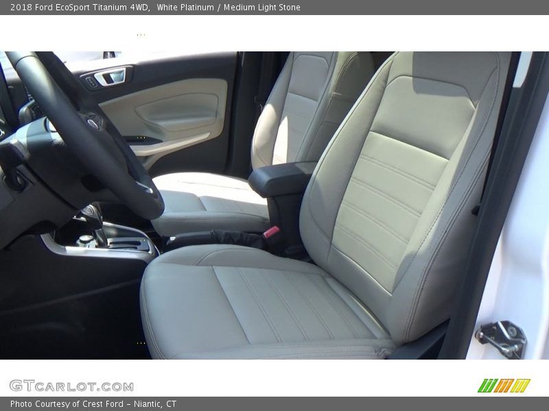 White Platinum / Medium Light Stone 2018 Ford EcoSport Titanium 4WD