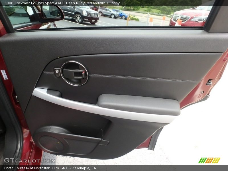 Deep Ruby Red Metallic / Ebony 2008 Chevrolet Equinox Sport AWD