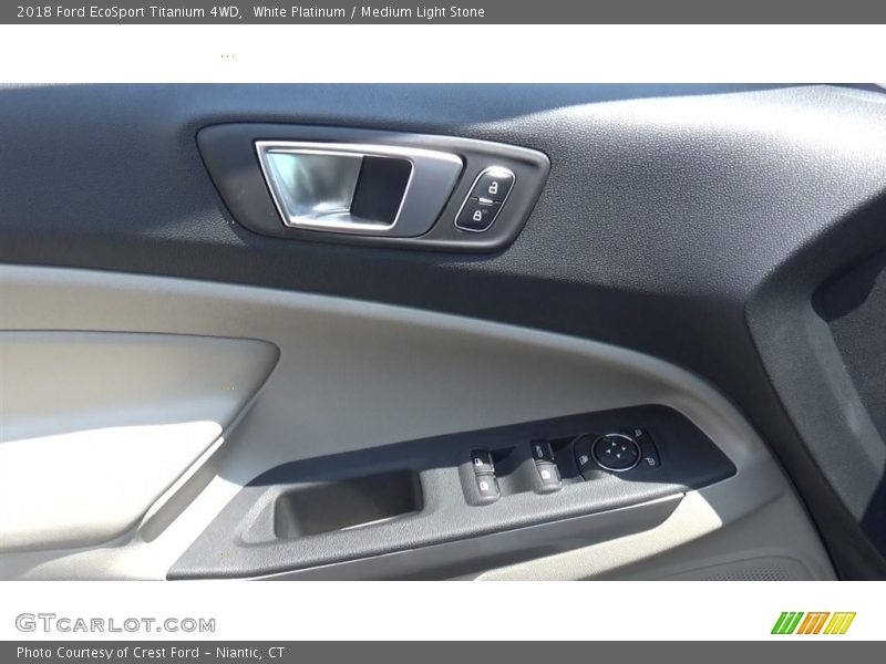 White Platinum / Medium Light Stone 2018 Ford EcoSport Titanium 4WD