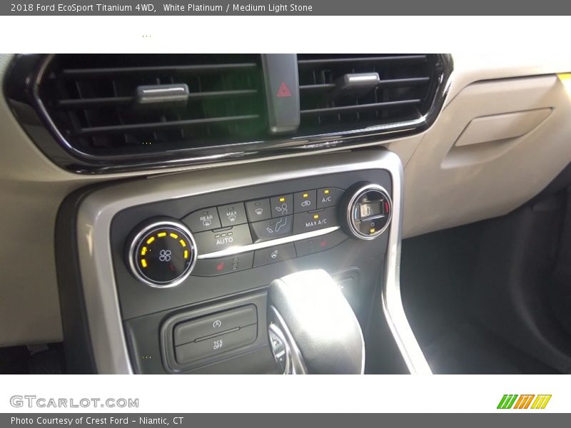 White Platinum / Medium Light Stone 2018 Ford EcoSport Titanium 4WD