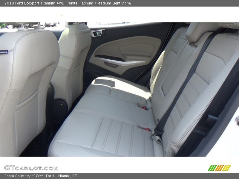 White Platinum / Medium Light Stone 2018 Ford EcoSport Titanium 4WD