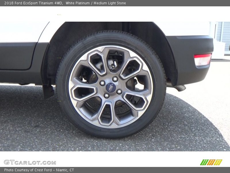 White Platinum / Medium Light Stone 2018 Ford EcoSport Titanium 4WD