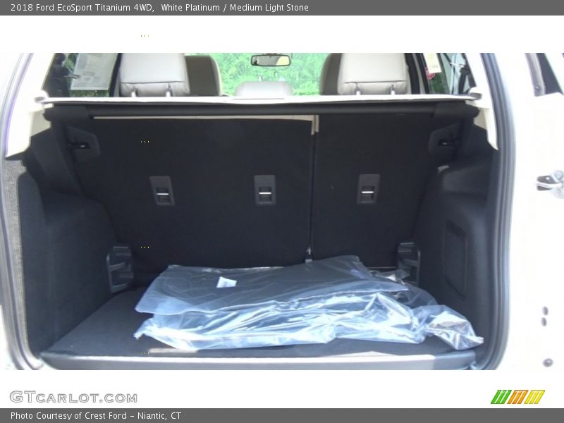 White Platinum / Medium Light Stone 2018 Ford EcoSport Titanium 4WD