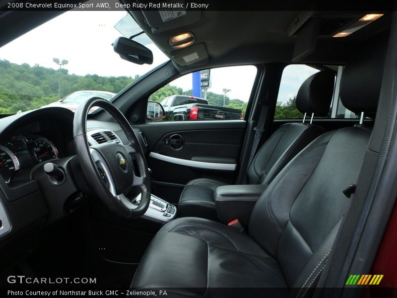 Deep Ruby Red Metallic / Ebony 2008 Chevrolet Equinox Sport AWD