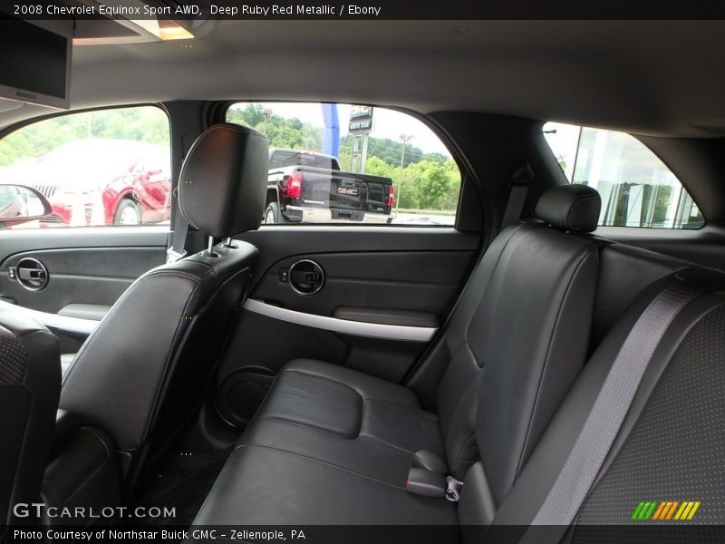 Deep Ruby Red Metallic / Ebony 2008 Chevrolet Equinox Sport AWD
