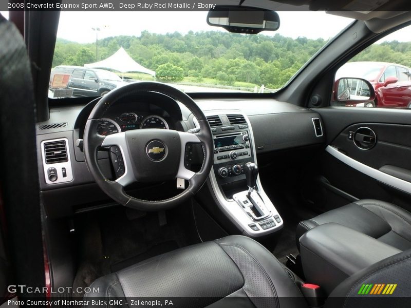 Deep Ruby Red Metallic / Ebony 2008 Chevrolet Equinox Sport AWD