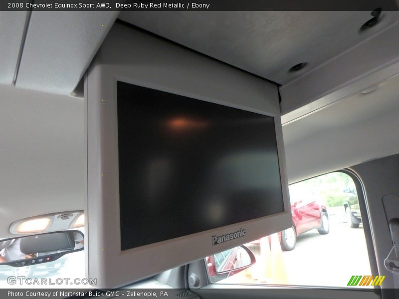Deep Ruby Red Metallic / Ebony 2008 Chevrolet Equinox Sport AWD