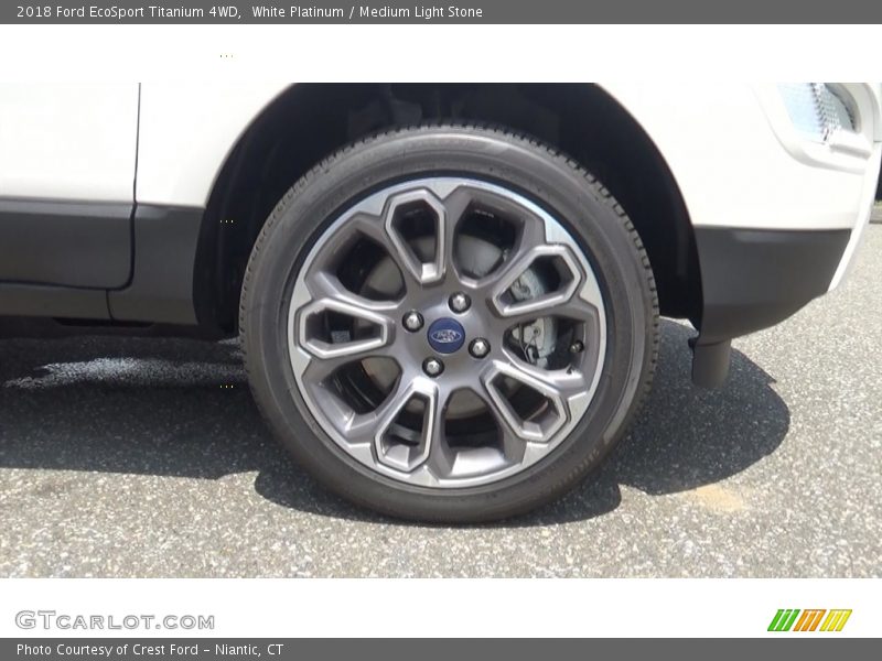 White Platinum / Medium Light Stone 2018 Ford EcoSport Titanium 4WD