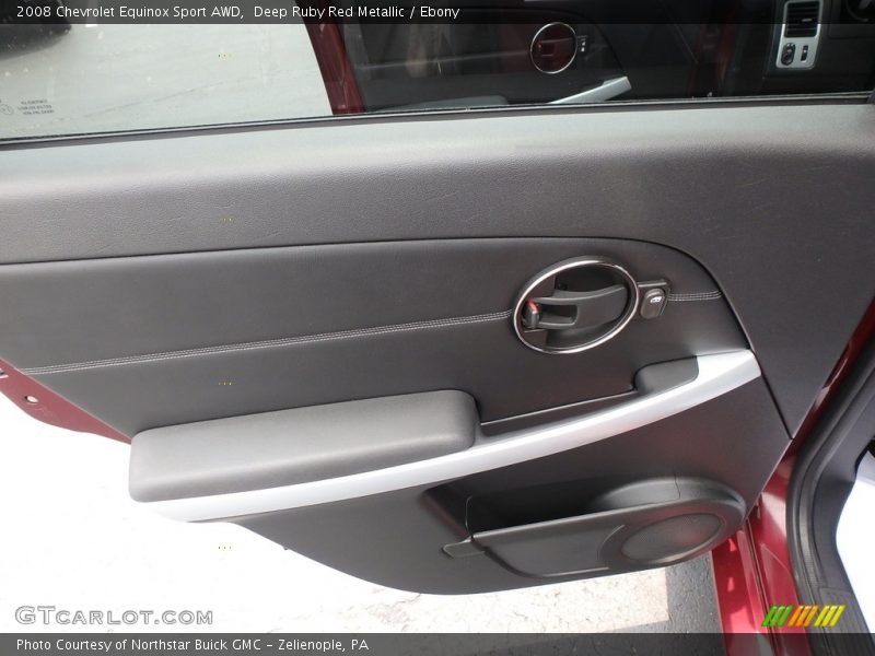 Deep Ruby Red Metallic / Ebony 2008 Chevrolet Equinox Sport AWD