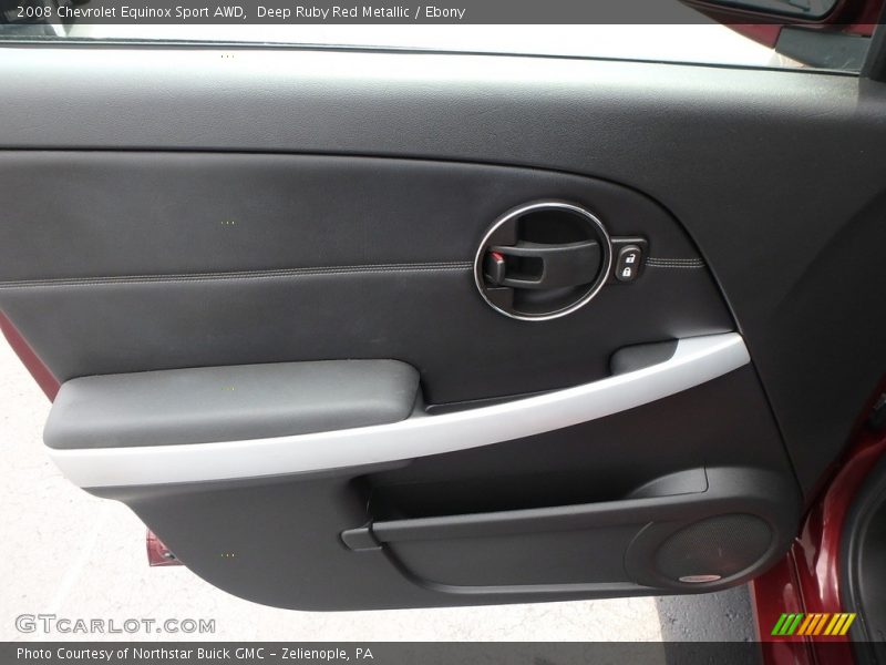 Deep Ruby Red Metallic / Ebony 2008 Chevrolet Equinox Sport AWD