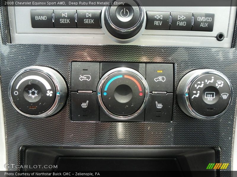 Deep Ruby Red Metallic / Ebony 2008 Chevrolet Equinox Sport AWD