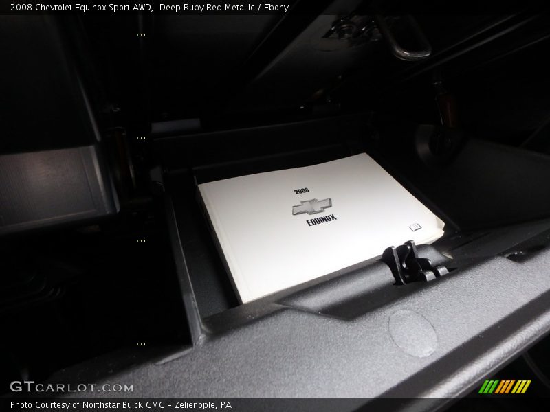 Deep Ruby Red Metallic / Ebony 2008 Chevrolet Equinox Sport AWD