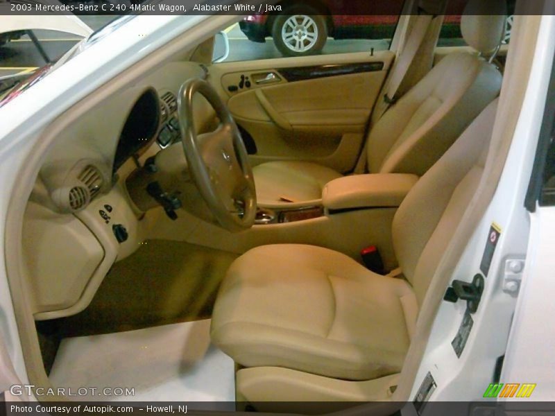 Alabaster White / Java 2003 Mercedes-Benz C 240 4Matic Wagon