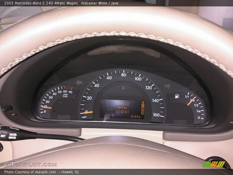 Alabaster White / Java 2003 Mercedes-Benz C 240 4Matic Wagon