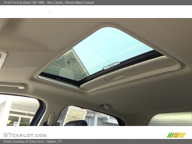 Blue Candy / Ebony Black/Copper 2018 Ford EcoSport SES 4WD