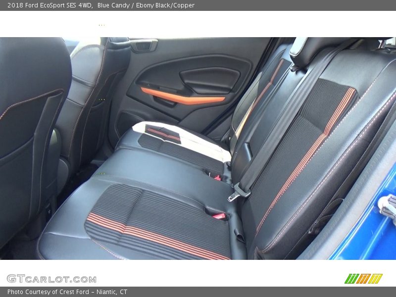 Blue Candy / Ebony Black/Copper 2018 Ford EcoSport SES 4WD