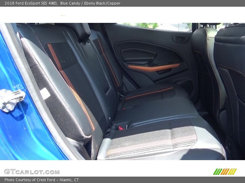Blue Candy / Ebony Black/Copper 2018 Ford EcoSport SES 4WD