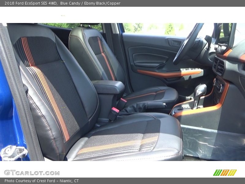 Blue Candy / Ebony Black/Copper 2018 Ford EcoSport SES 4WD
