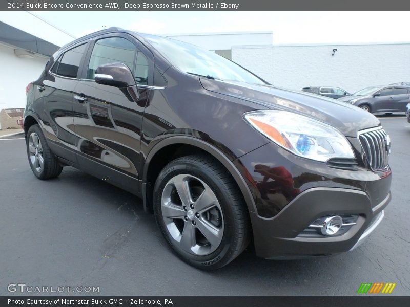 Deep Espresso Brown Metallic / Ebony 2014 Buick Encore Convenience AWD