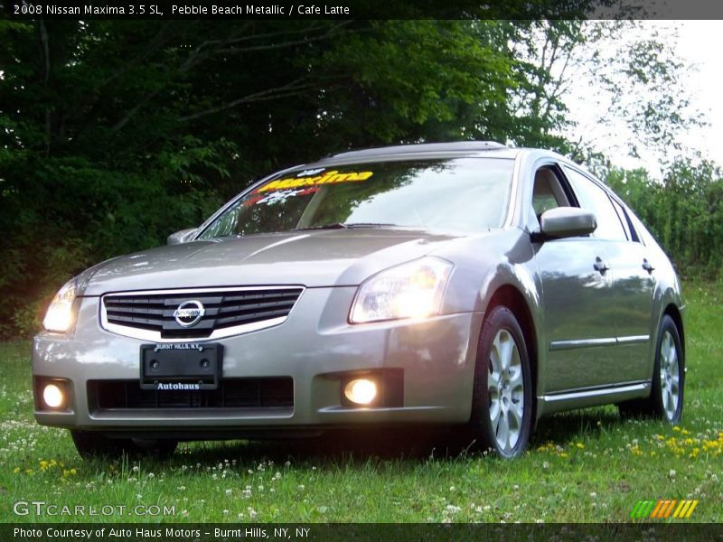 Pebble Beach Metallic / Cafe Latte 2008 Nissan Maxima 3.5 SL