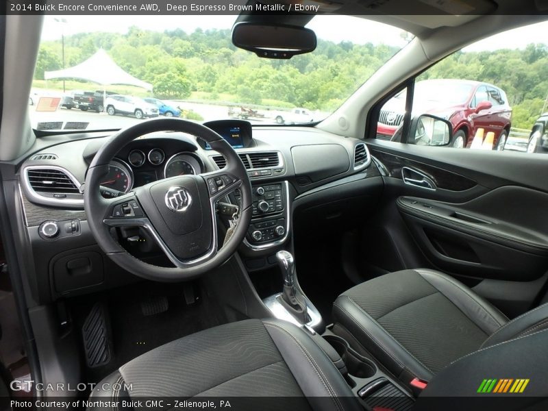 Deep Espresso Brown Metallic / Ebony 2014 Buick Encore Convenience AWD