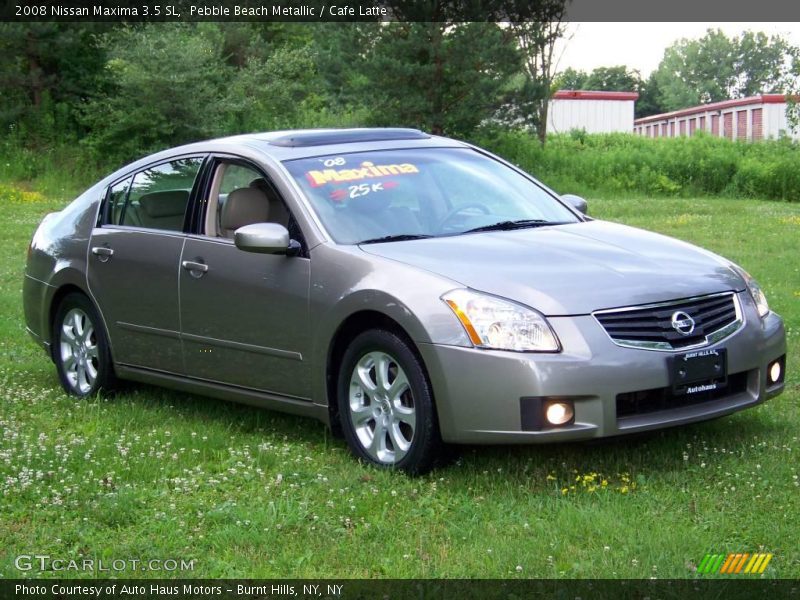 Pebble Beach Metallic / Cafe Latte 2008 Nissan Maxima 3.5 SL