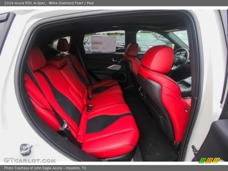 Rear Seat of 2019 RDX A-Spec
