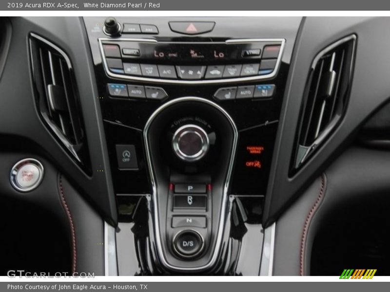 White Diamond Pearl / Red 2019 Acura RDX A-Spec