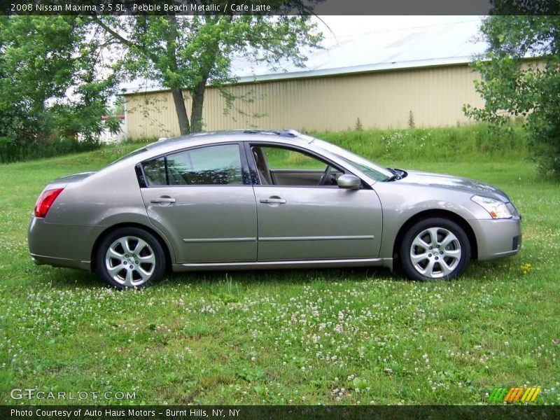 Pebble Beach Metallic / Cafe Latte 2008 Nissan Maxima 3.5 SL